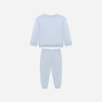 Bear Light Blue Sweat Set