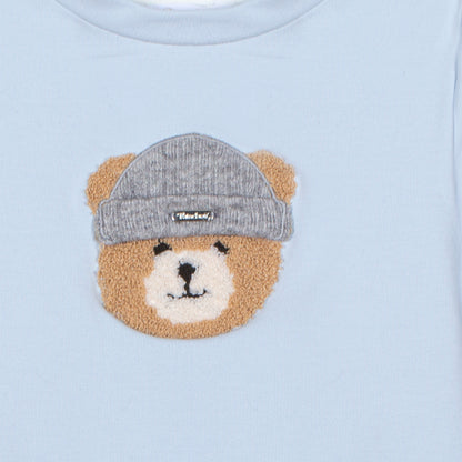 Bear Light Blue Sweat Set