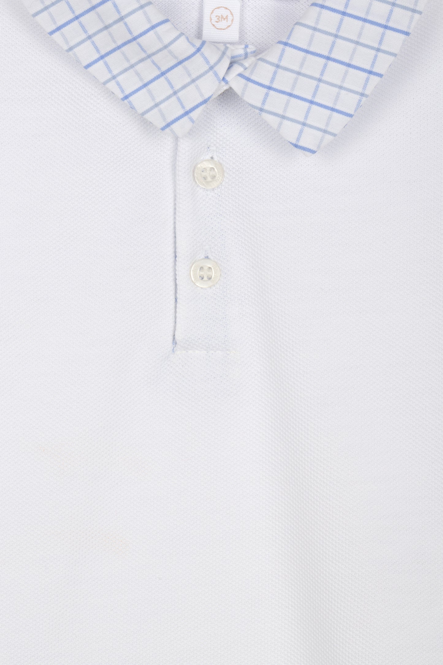 Boy Checkered Shorts Polo Set