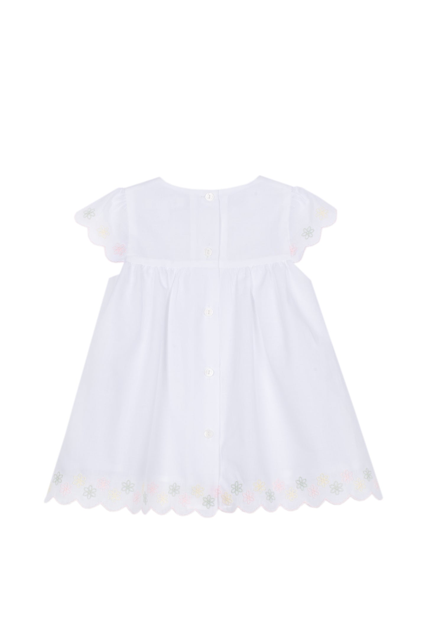White Embroidered Baby Dress