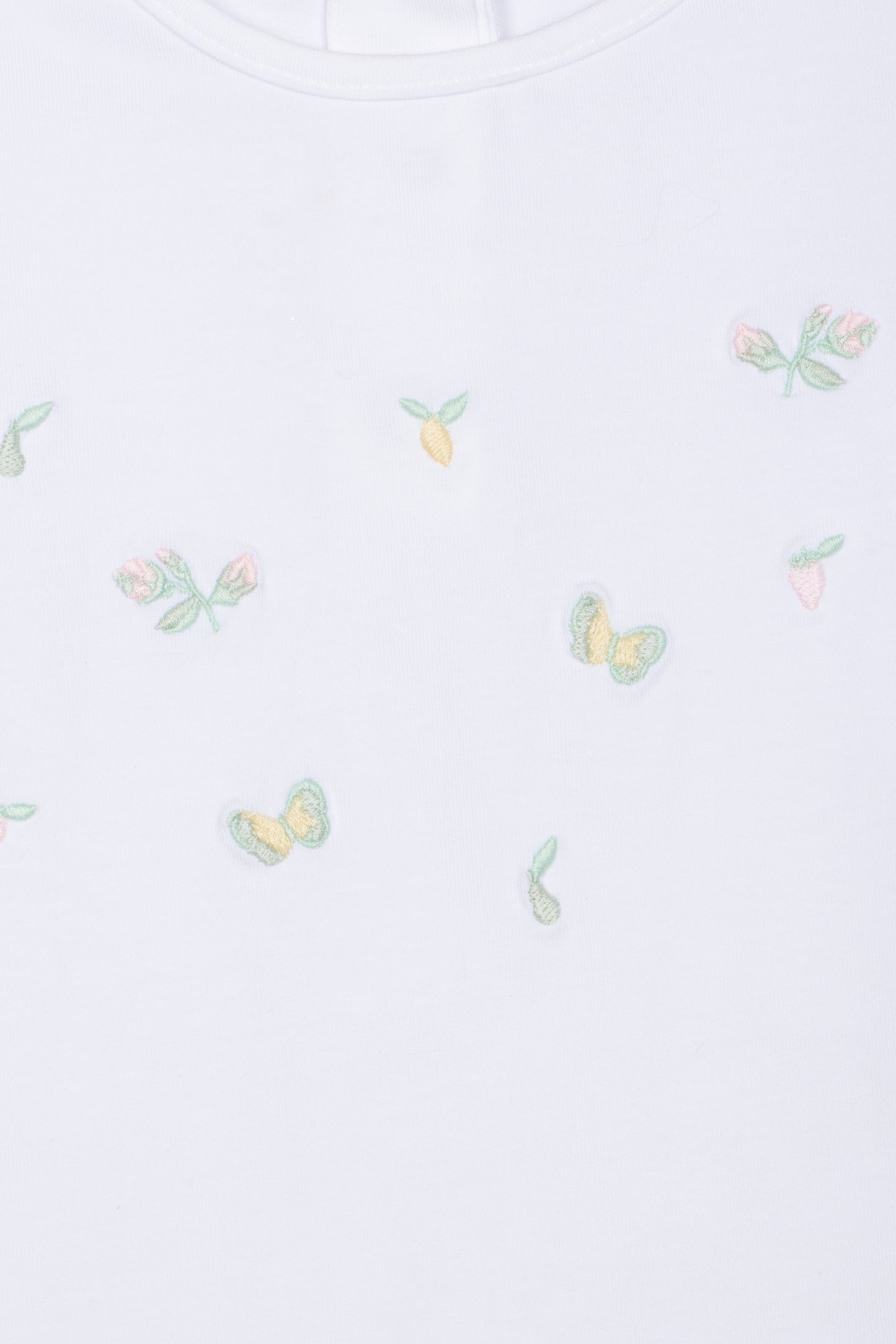 Yellow Butterfly Shorts Set