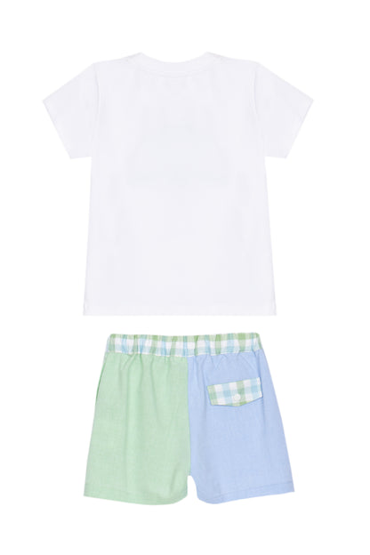 Duo Tone Hat Shorts Set