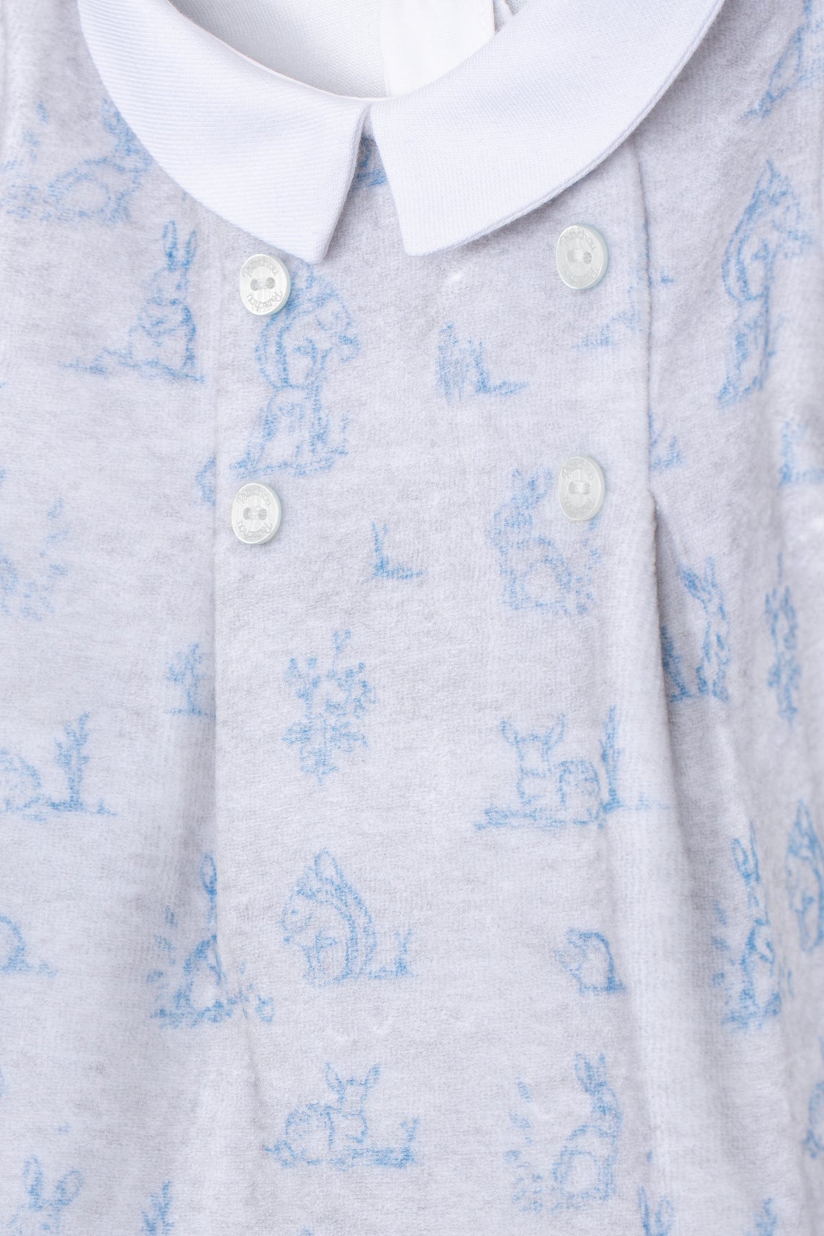 Blue Bunny Velour Printed Set