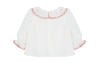 Ecru Blouse with Liberty Details