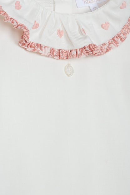 Ecru Blouse with Liberty Details