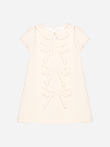 Ivory Dress with Bows