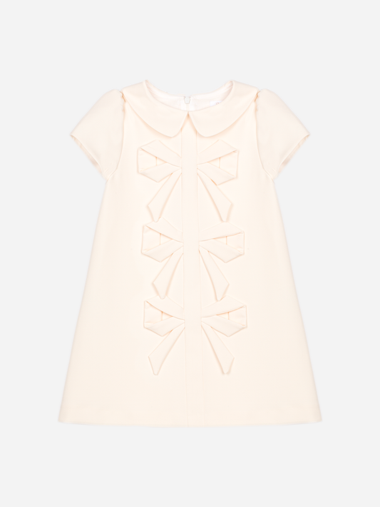 Ivory Dress with Bows