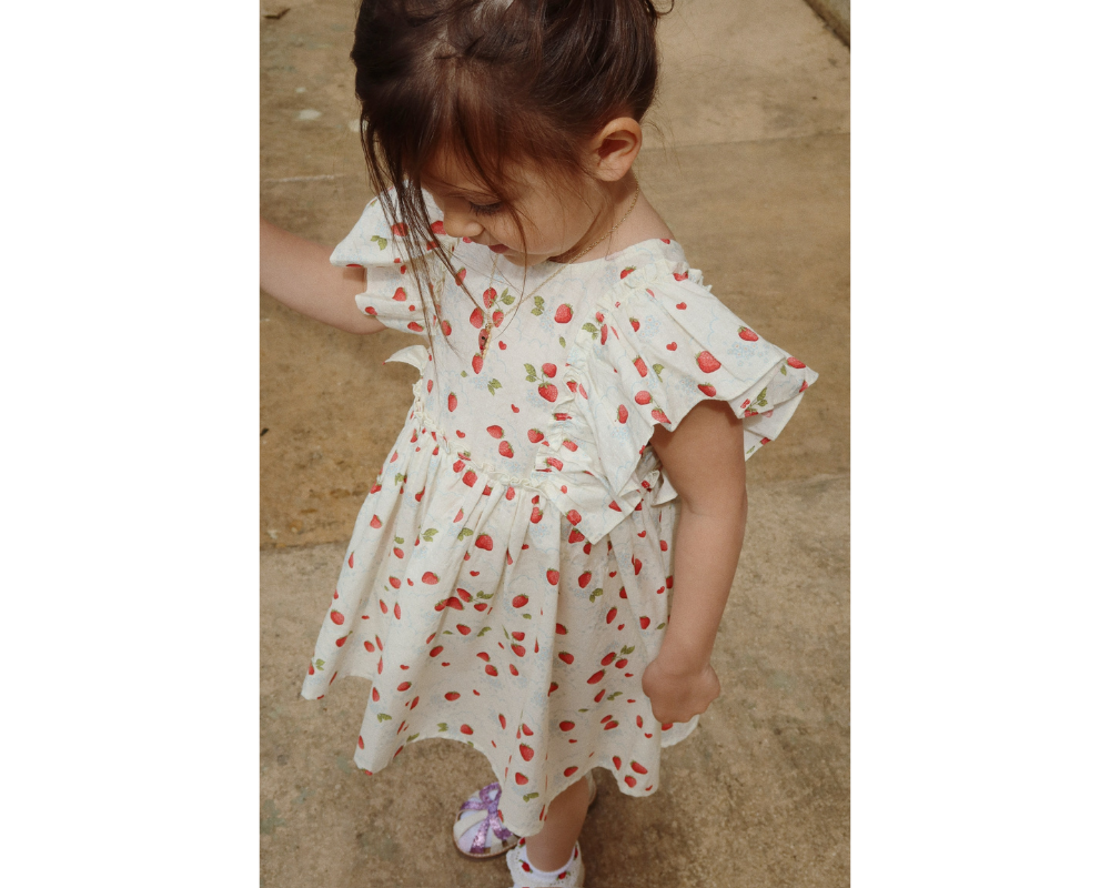 Evia Bow Dress - Marmalade