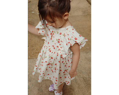 Evia Bow Dress - Marmalade
