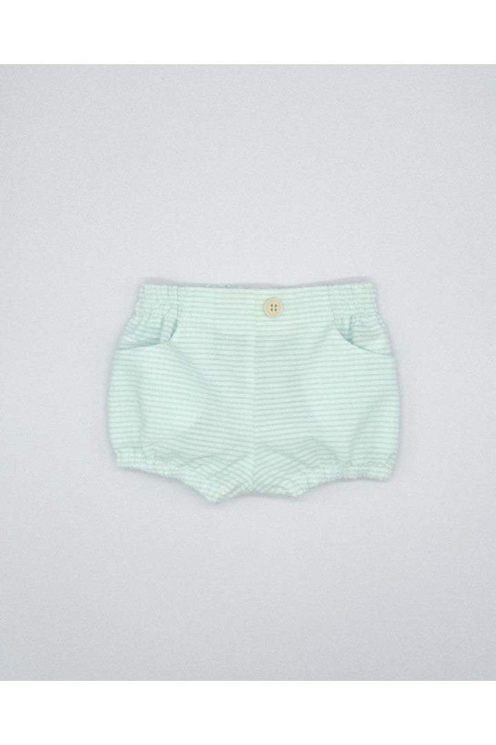 Striped Collared Baby Top