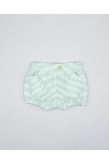 Striped Collared Baby Top