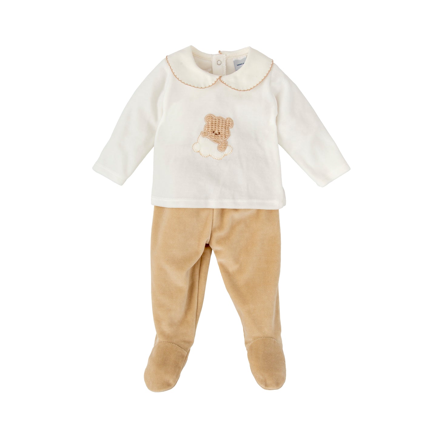 Duna Bear Velvet Newborn Set