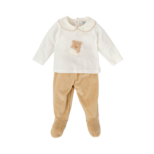 Duna Bear Velvet Newborn Set