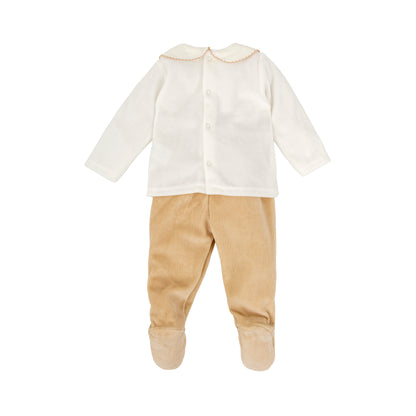 Duna Bear Velvet Newborn Set