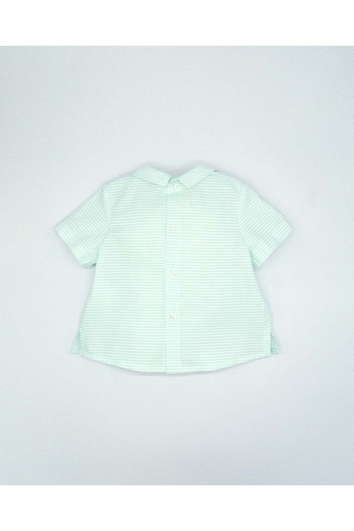Striped Collared Baby Top