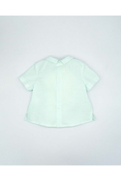 Striped Collared Baby Top