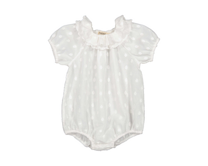 Rosetta Romper - Gentle White