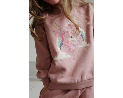 Lou Sweatshirt - Mahogany Rose