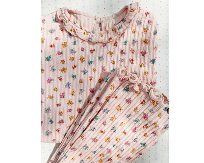Nia Bloomie Blush Long Sleeve Set