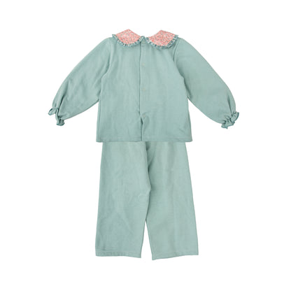 Ribera Collared Pants Set