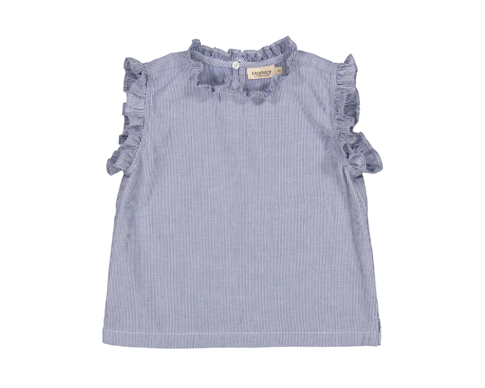 Tira and Pala Navy Stripe Shorts Set