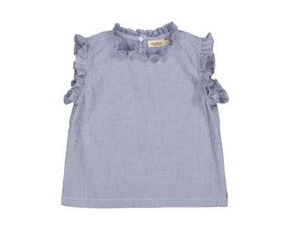 Tira and Pala Navy Stripe Shorts Set
