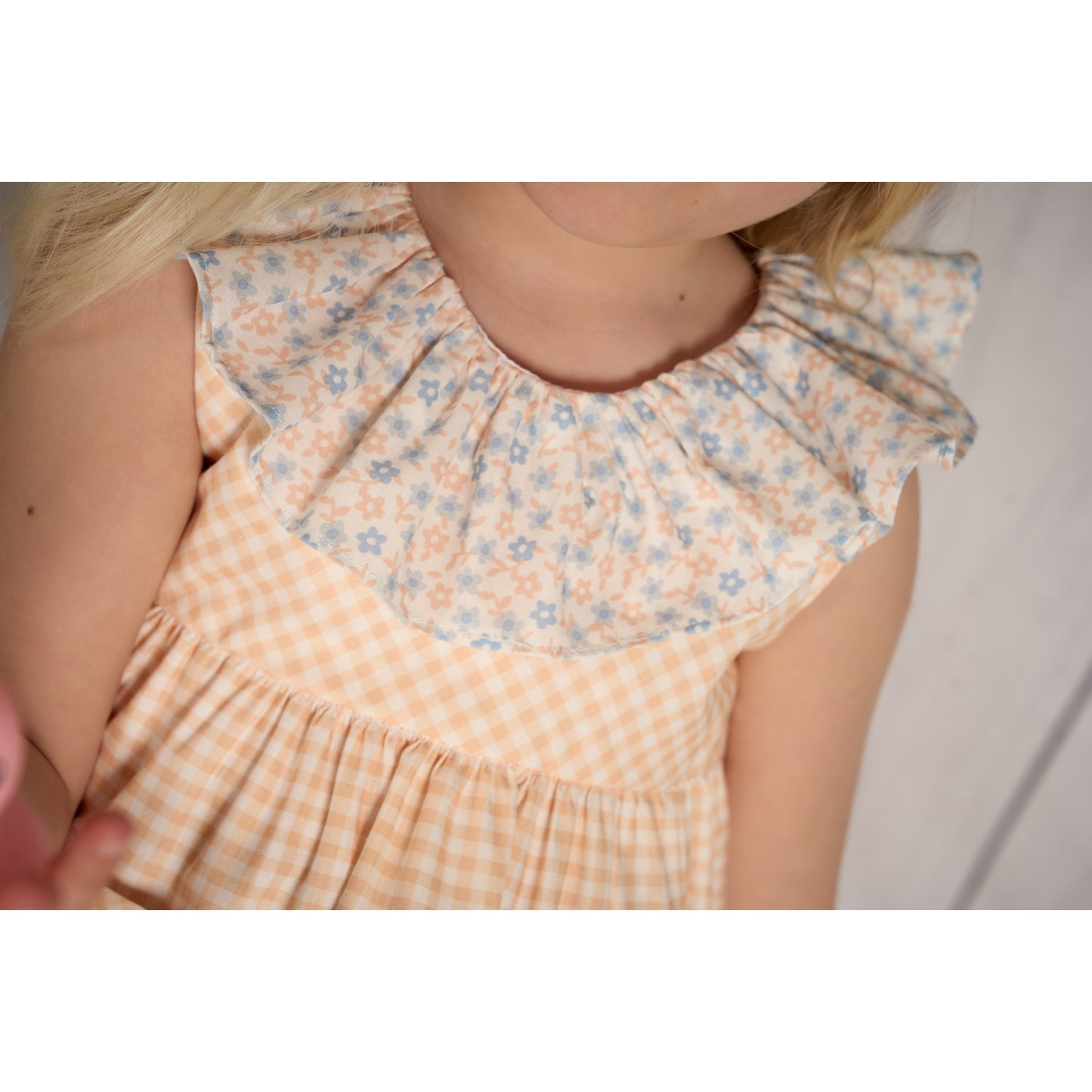 Orange Vichy Dress