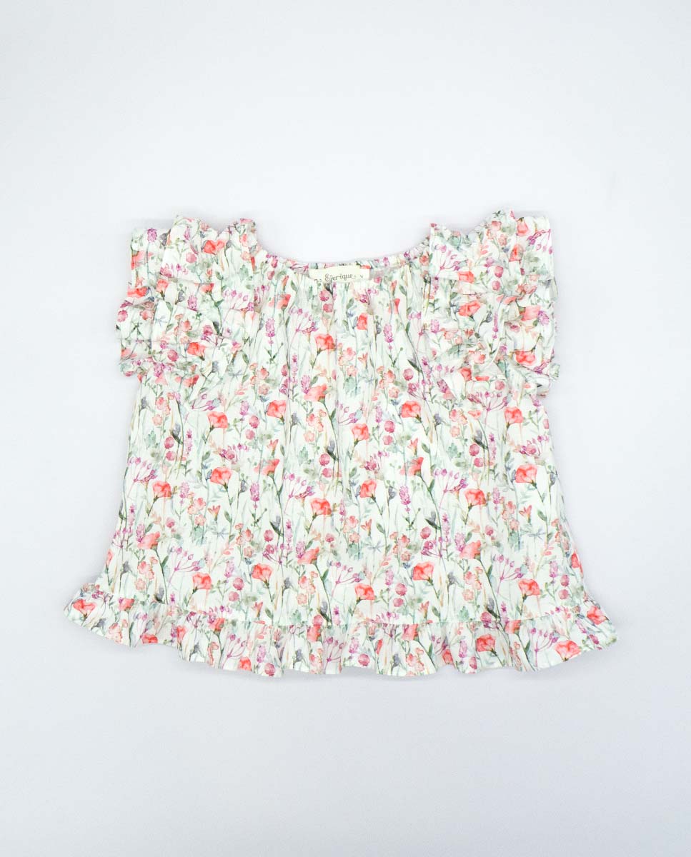 Flor Rosa Shorts Set