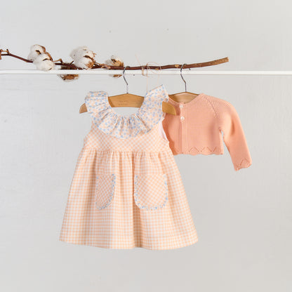 Orange Vichy Dress