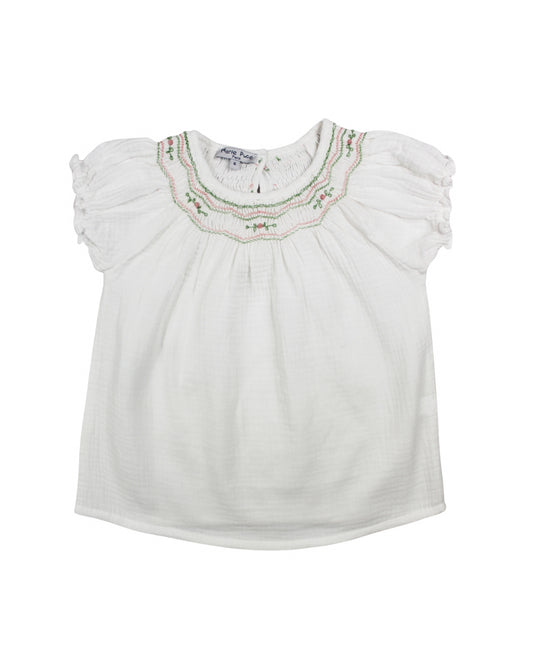 Meryl White Blouse