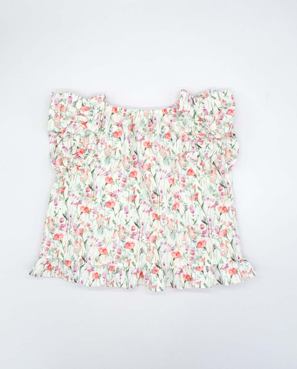 Flor Rosa Shorts Set