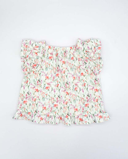 Flor Rosa Shorts Set