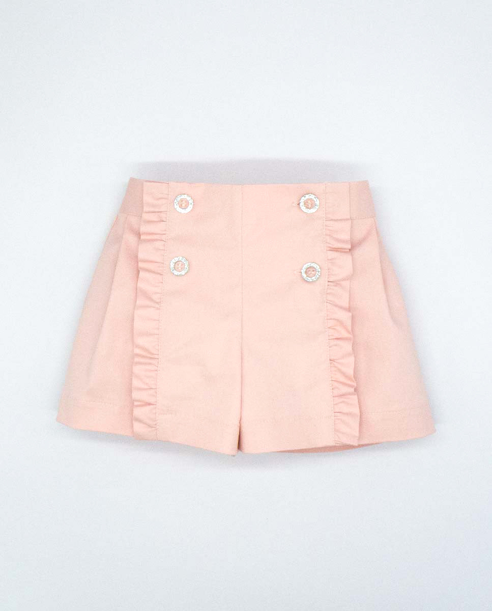 Flor Rosa Shorts Set