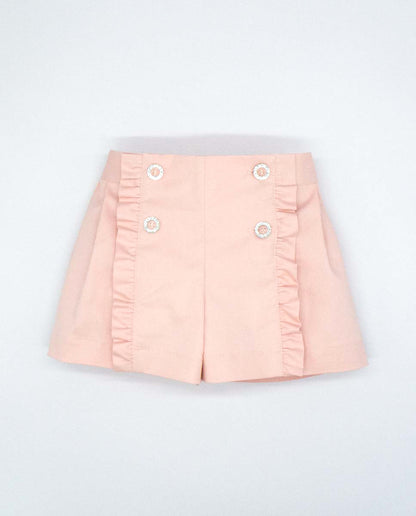 Flor Rosa Shorts Set