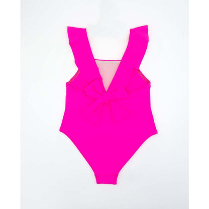 Ruffled Bow Bathingsuit