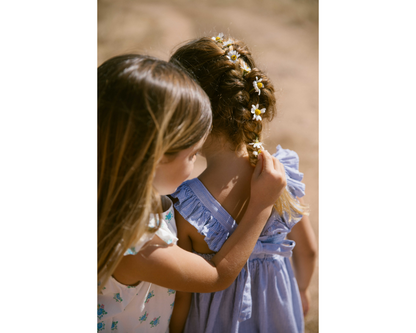 Navy Stripe Danita Frill Dress
