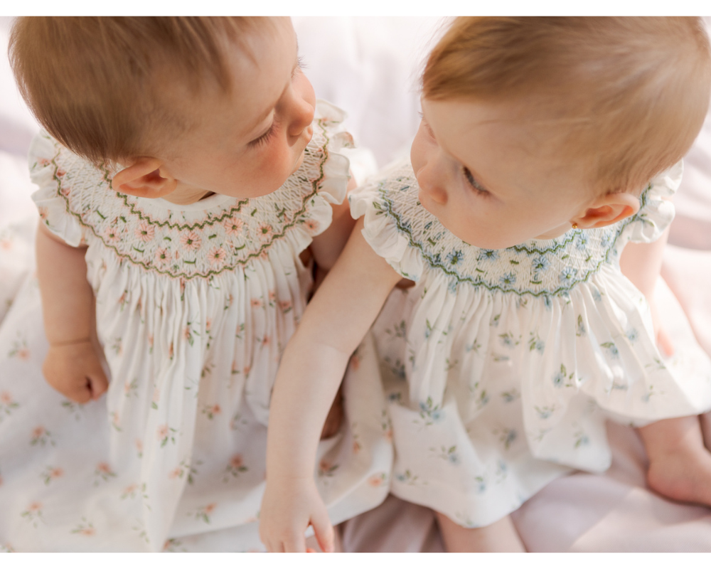 Mariana Smocked Romper - Pink