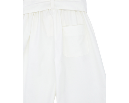 Flor Rosa Belted Pants Apricot Set