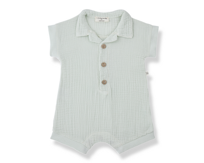 Vittorio Romper - Pale Aqua