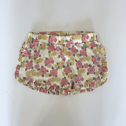 Wild Flower Field Shorts Set