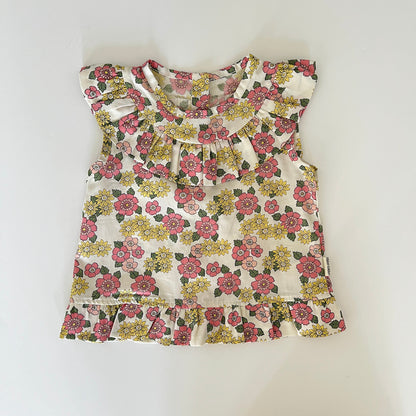 Wild Flower Field Shorts Set