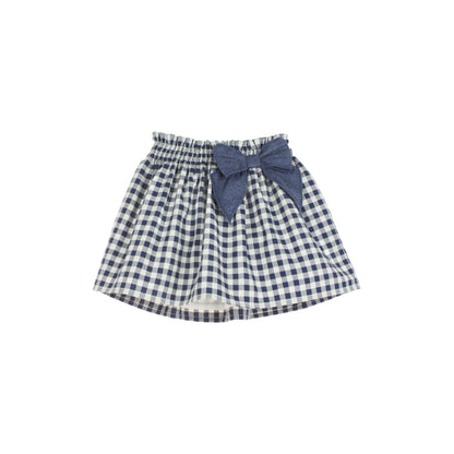 Daisy Checkered Skirt Set