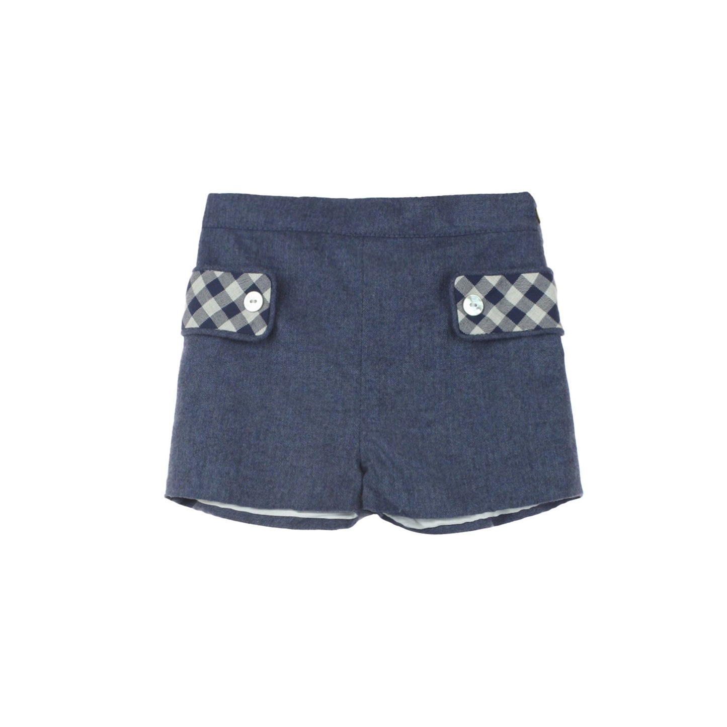 Blue Checkered Boys Set