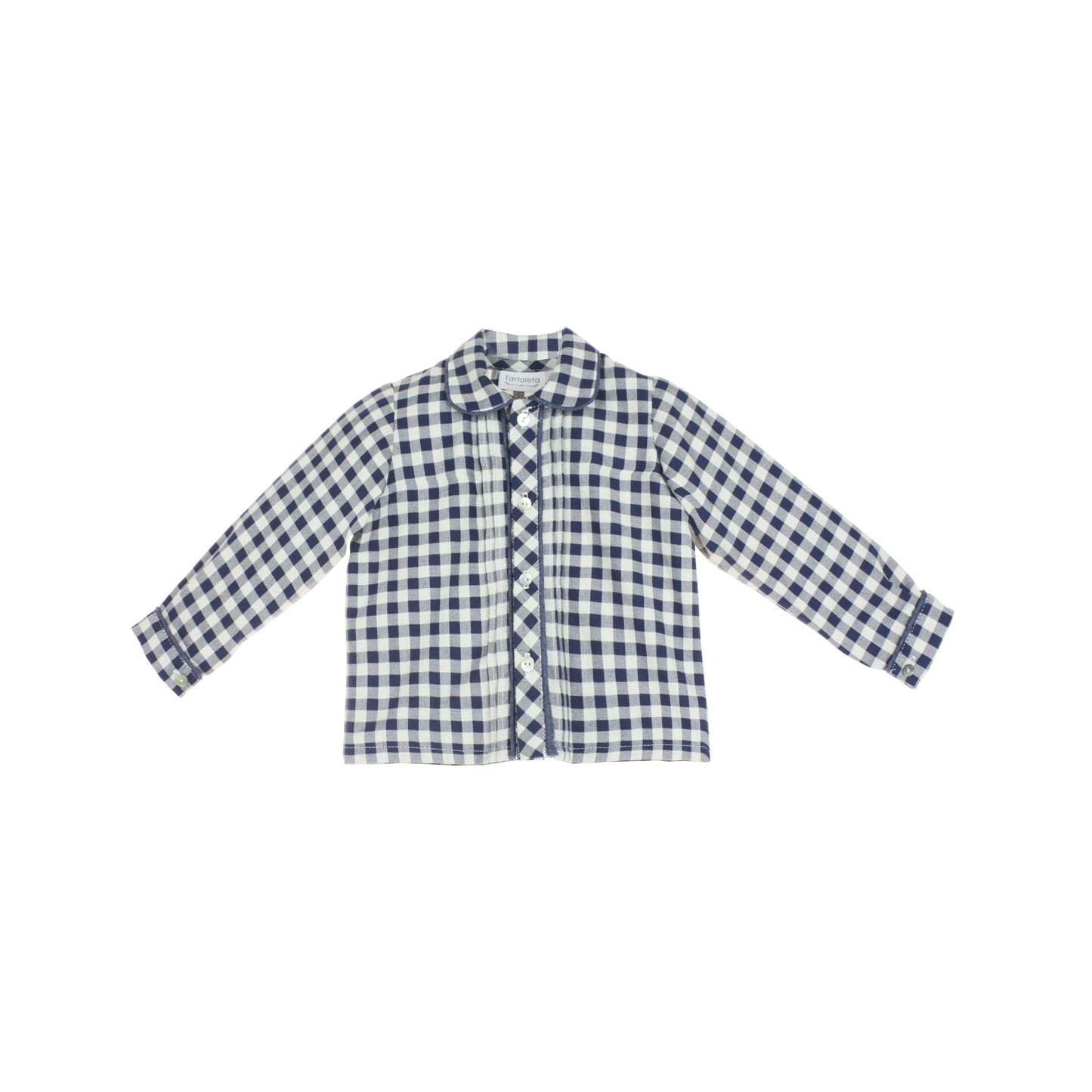 Blue Checkered Boys Set