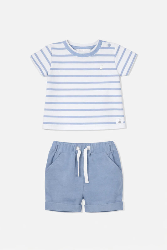 Blue Set with Stripes
