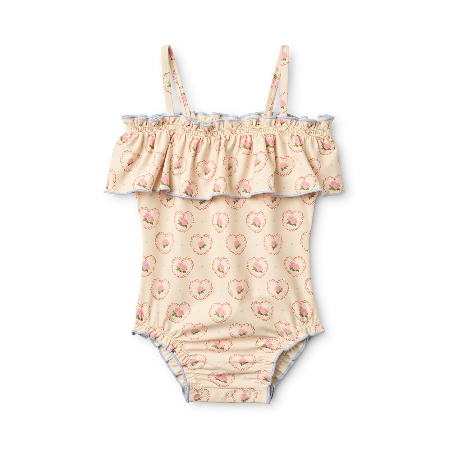Coral Rosy Heart Bathingsuit