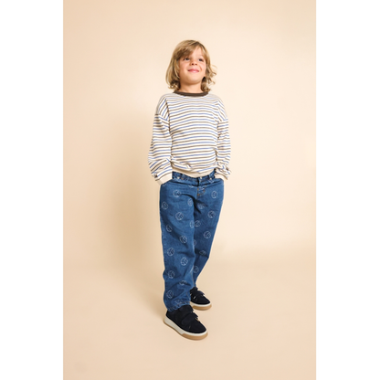 Carl Jeans - Dark Blue Football