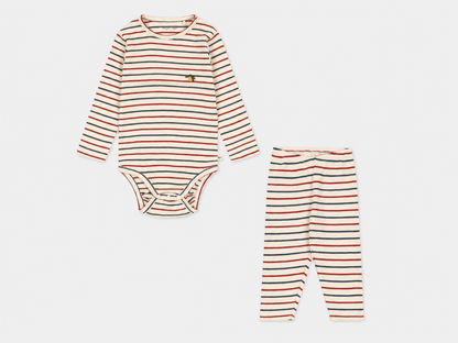 Voco Modal Baby Sleeve Set - Tricolore Bleur