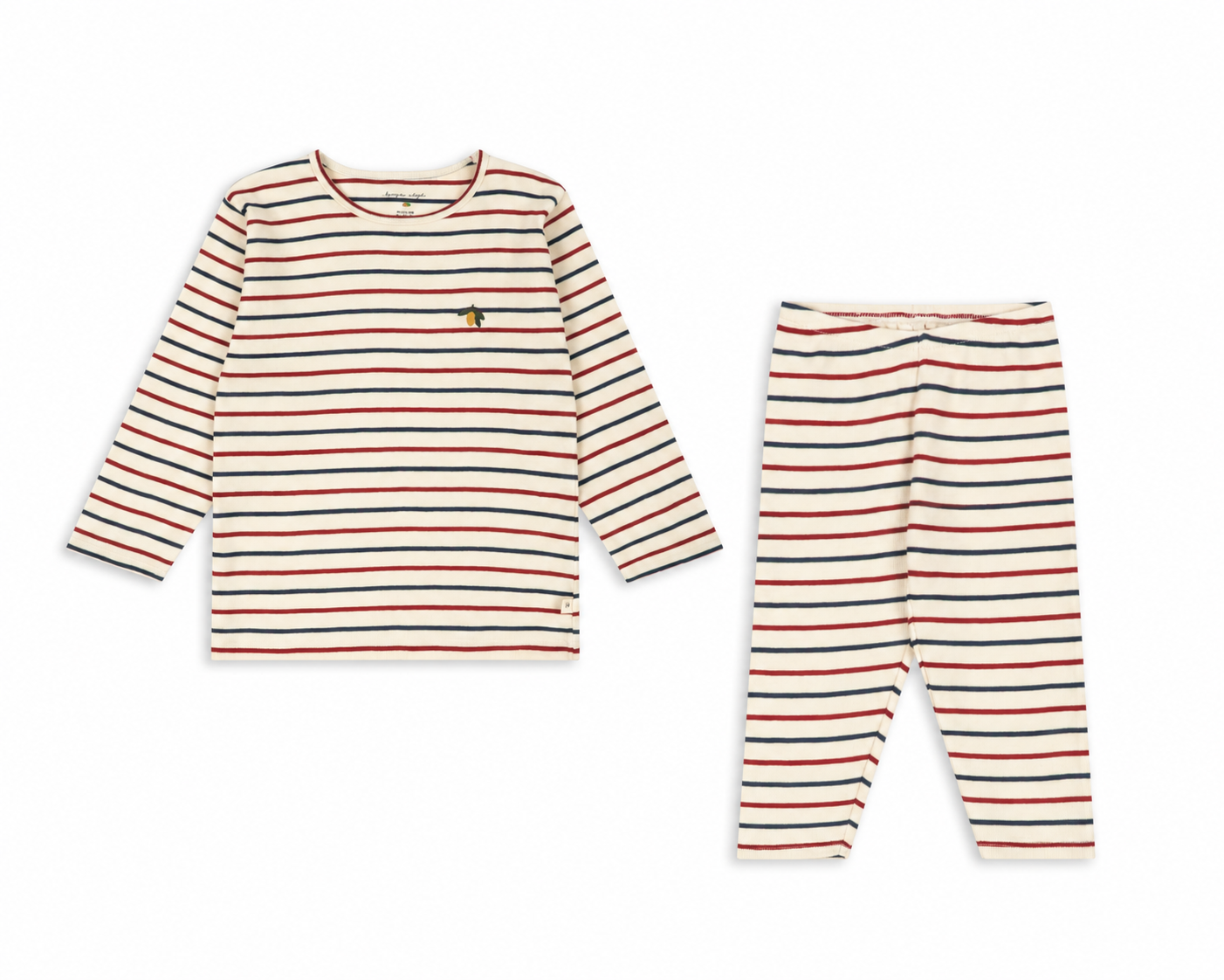 Voco Modal Long Sleeve Set - Tricolore Bleur