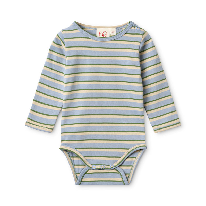 Conrad Baby Set - Blue Air Green Stripe
